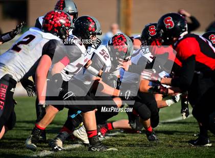 Thumbnail 2 in Paonia vs. Strasburg (CHSAA Division 1A Semifinal) photogallery.