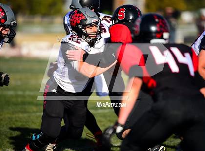 Thumbnail 2 in Paonia vs. Strasburg (CHSAA Division 1A Semifinal) photogallery.