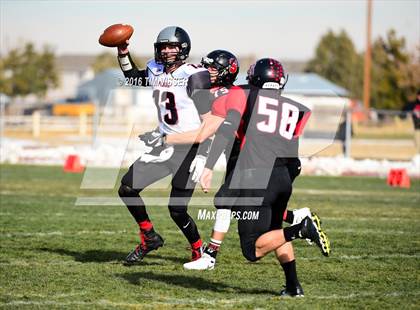 Thumbnail 3 in Paonia vs. Strasburg (CHSAA Division 1A Semifinal) photogallery.