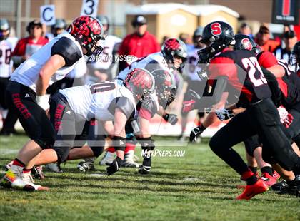 Thumbnail 2 in Paonia vs. Strasburg (CHSAA Division 1A Semifinal) photogallery.