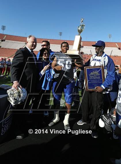 Thumbnail 1 in Los Angeles vs. Monroe (CIF L.A. City Section D3 Final) photogallery.
