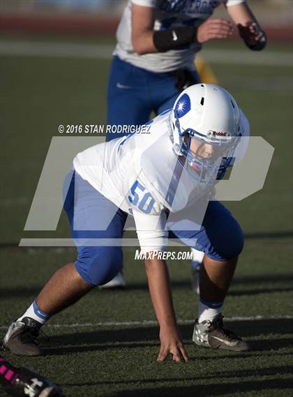 Thumbnail 3 in Orcutt Academy vs. Desert Christian Academy photogallery.