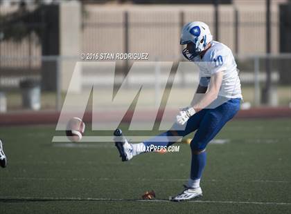 Thumbnail 2 in Orcutt Academy vs. Desert Christian Academy photogallery.