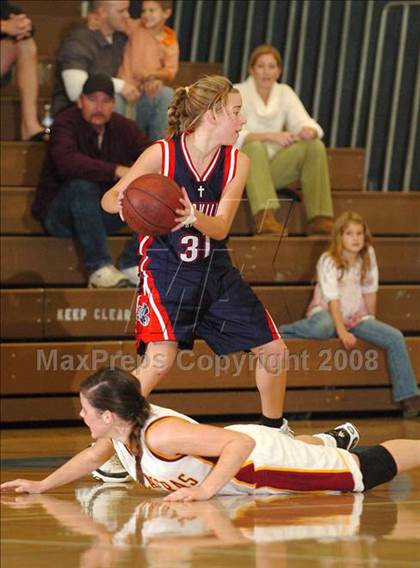 Thumbnail 3 in Vacaville Christian vs. Calaveras (Claude Brock Memorial) photogallery.