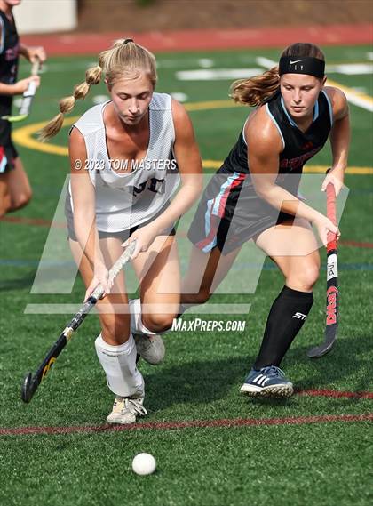 Thumbnail 3 in Charlotte Catholic vs  Mount Notre Dame (Scrimmage) photogallery.