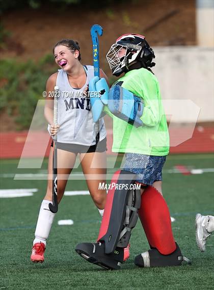 Thumbnail 2 in Charlotte Catholic vs  Mount Notre Dame (Scrimmage) photogallery.