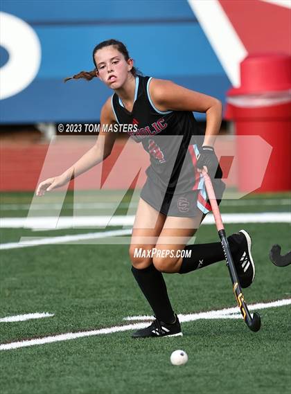 Thumbnail 2 in Charlotte Catholic vs  Mount Notre Dame (Scrimmage) photogallery.