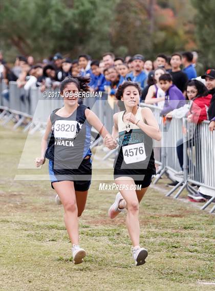 Thumbnail 2 in CIF Central Section Cross Country Championships (Girls D5 Race) photogallery.