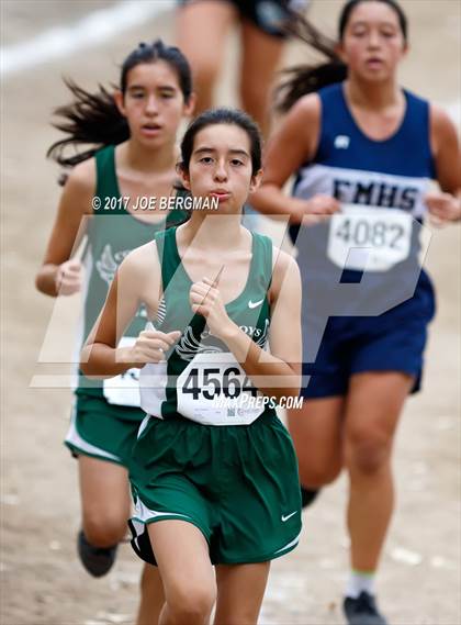 Thumbnail 3 in CIF Central Section Cross Country Championships (Girls D5 Race) photogallery.