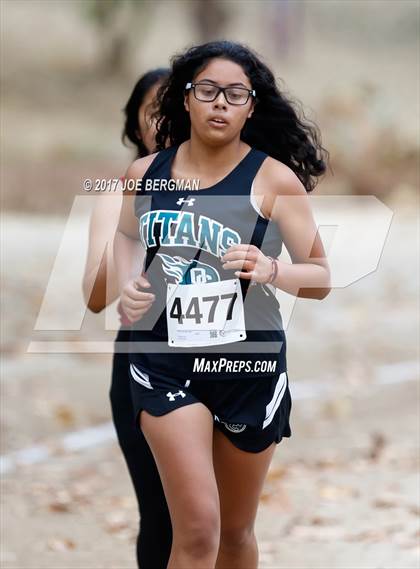 Thumbnail 2 in CIF Central Section Cross Country Championships (Girls D5 Race) photogallery.