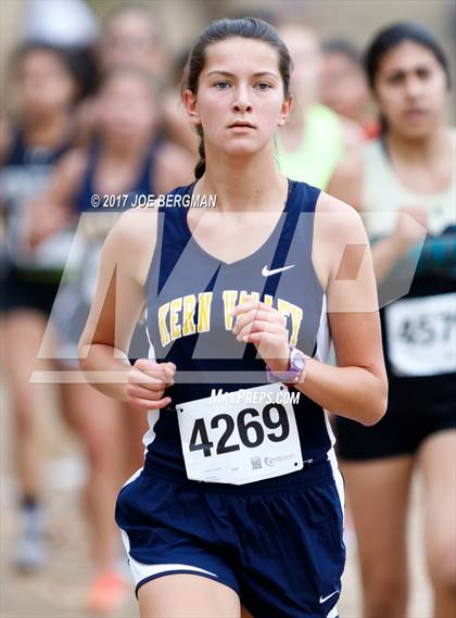 Thumbnail 2 in CIF Central Section Cross Country Championships (Girls D5 Race) photogallery.