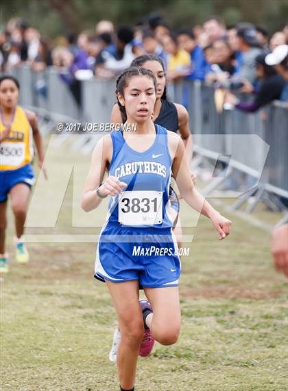 Thumbnail 2 in CIF Central Section Cross Country Championships (Girls D5 Race) photogallery.