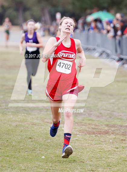 Thumbnail 2 in CIF Central Section Cross Country Championships (Girls D5 Race) photogallery.