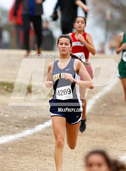 Thumbnail 2 in CIF Central Section Cross Country Championships (Girls D5 Race) photogallery.