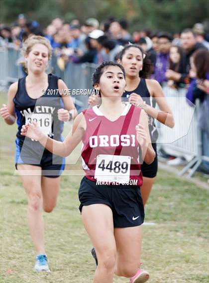 Thumbnail 2 in CIF Central Section Cross Country Championships (Girls D5 Race) photogallery.