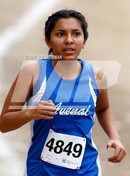 Thumbnail 2 in CIF Central Section Cross Country Championships (Girls D5 Race) photogallery.