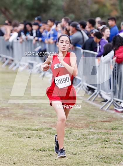 Thumbnail 2 in CIF Central Section Cross Country Championships (Girls D5 Race) photogallery.