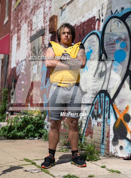 Thumbnail 3 in St. Frances Academy (Preseason Football Photoshoot) photogallery.