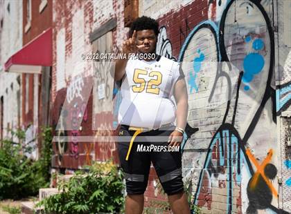 Thumbnail 2 in St. Frances Academy (Preseason Football Photoshoot) photogallery.