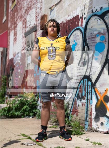 Thumbnail 1 in St. Frances Academy (Preseason Football Photoshoot) photogallery.