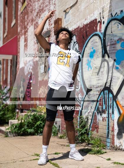 Thumbnail 2 in St. Frances Academy (Preseason Football Photoshoot) photogallery.