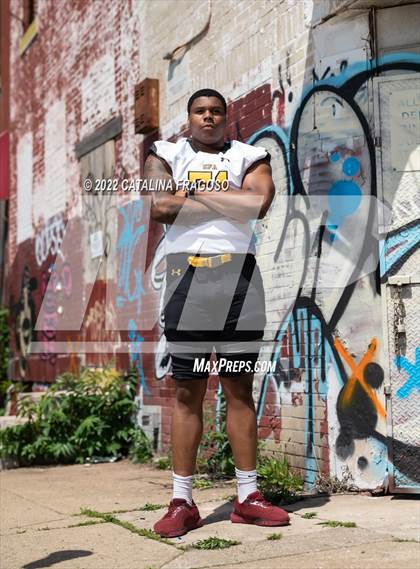 Thumbnail 1 in St. Frances Academy (Preseason Football Photoshoot) photogallery.