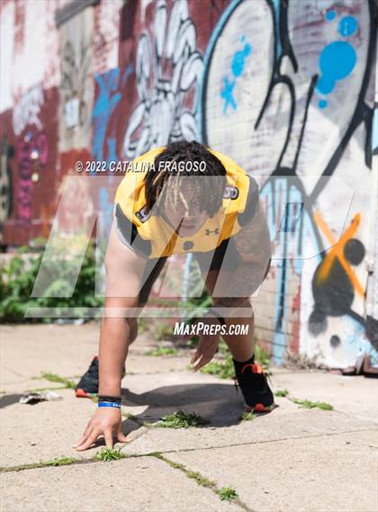 Thumbnail 1 in St. Frances Academy (Preseason Football Photoshoot) photogallery.