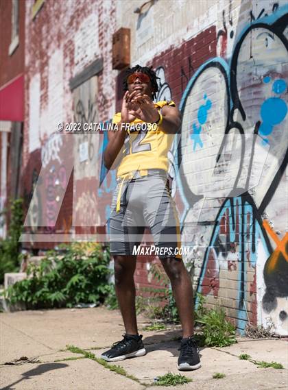 Thumbnail 2 in St. Frances Academy (Preseason Football Photoshoot) photogallery.