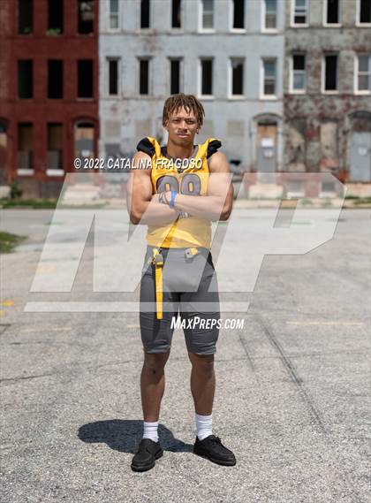 Thumbnail 2 in St. Frances Academy (Preseason Football Photoshoot) photogallery.