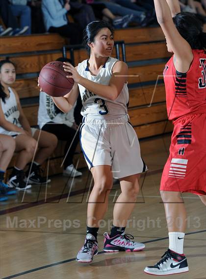 Thumbnail 1 in Notre Dame vs. Hart (La Canada Tournament) photogallery.