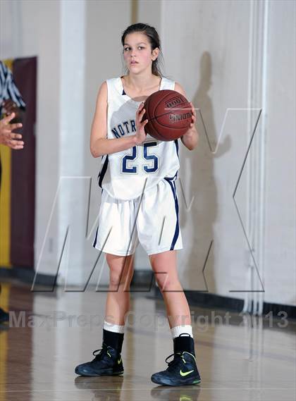 Thumbnail 1 in Notre Dame vs. Hart (La Canada Tournament) photogallery.