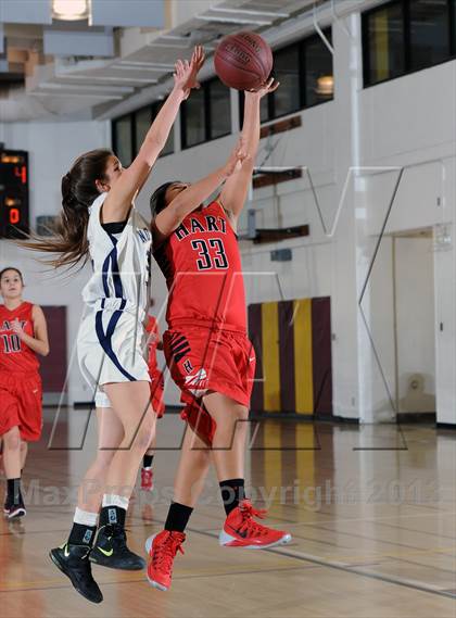 Thumbnail 2 in Notre Dame vs. Hart (La Canada Tournament) photogallery.
