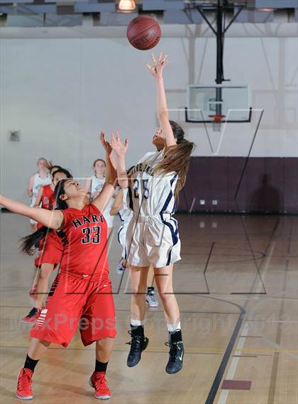 Thumbnail 1 in Notre Dame vs. Hart (La Canada Tournament) photogallery.