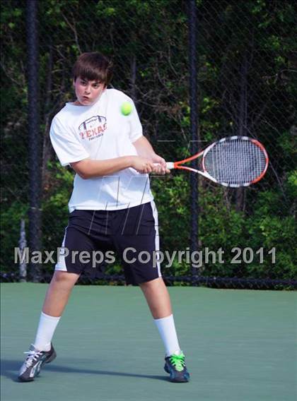 Thumbnail 2 in NYSPHSAA Boys Tennis Championships (Round 1) photogallery.
