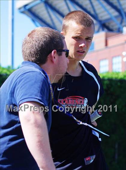 Thumbnail 2 in NYSPHSAA Boys Tennis Championships (Round 1) photogallery.