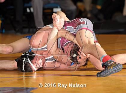 Thumbnail 1 in NYSPHSAA Championships (Division 1 Finals 99-138 LBS) photogallery.