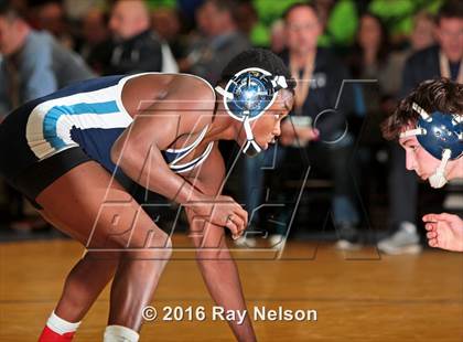 Thumbnail 2 in NYSPHSAA Championships (Division 1 Finals 99-138 LBS) photogallery.