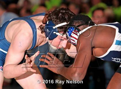 Thumbnail 1 in NYSPHSAA Championships (Division 1 Finals 99-138 LBS) photogallery.