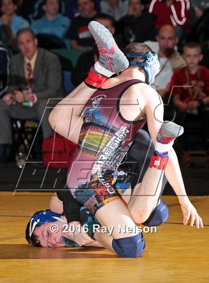 Thumbnail 2 in NYSPHSAA Championships (Division 1 Finals 99-138 LBS) photogallery.