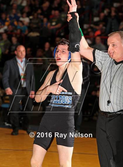 Thumbnail 3 in NYSPHSAA Championships (Division 1 Finals 99-138 LBS) photogallery.