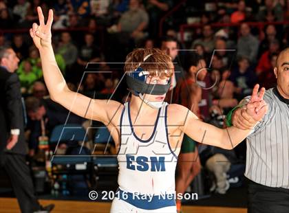 Thumbnail 2 in NYSPHSAA Championships (Division 1 Finals 99-138 LBS) photogallery.
