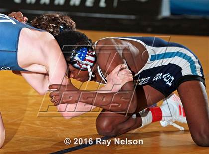 Thumbnail 1 in NYSPHSAA Championships (Division 1 Finals 99-138 LBS) photogallery.