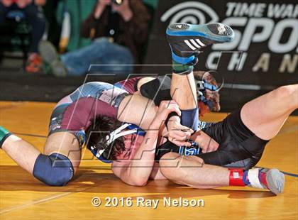 Thumbnail 2 in NYSPHSAA Championships (Division 1 Finals 99-138 LBS) photogallery.