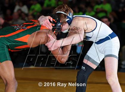 Thumbnail 1 in NYSPHSAA Championships (Division 1 Finals 99-138 LBS) photogallery.