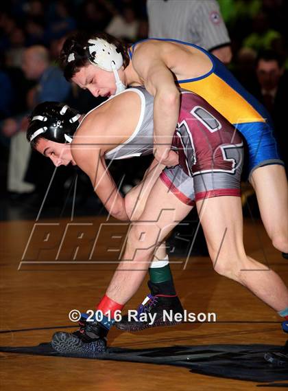 Thumbnail 1 in NYSPHSAA Championships (Division 1 Finals 99-138 LBS) photogallery.
