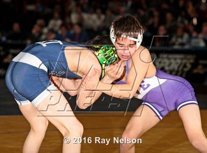 Thumbnail 1 in NYSPHSAA Championships (Division 1 Finals 99-138 LBS) photogallery.