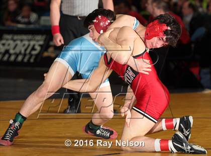 Thumbnail 1 in NYSPHSAA Championships (Division 1 Finals 99-138 LBS) photogallery.
