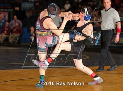 Thumbnail 2 in NYSPHSAA Championships (Division 1 Finals 99-138 LBS) photogallery.
