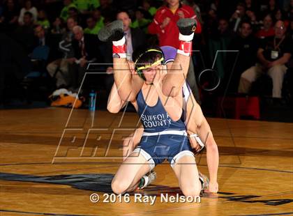 Thumbnail 3 in NYSPHSAA Championships (Division 1 Finals 99-138 LBS) photogallery.