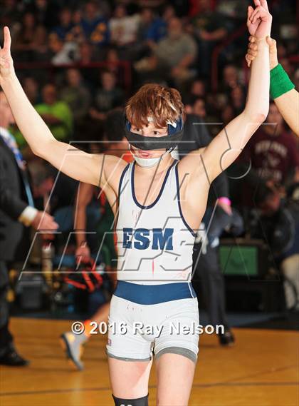 Thumbnail 1 in NYSPHSAA Championships (Division 1 Finals 99-138 LBS) photogallery.